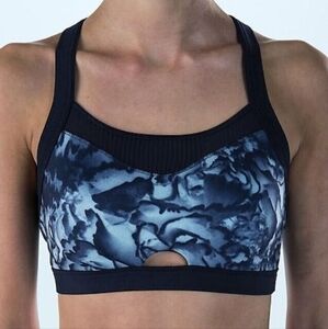 Studio by Capezio francois navy and light blue dance sports bra Size small